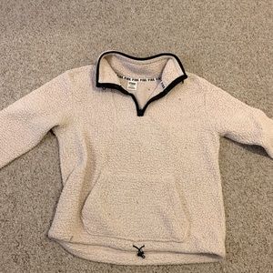 Quarter Zip Sherpa pullover
